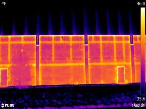 infrared block wall scan