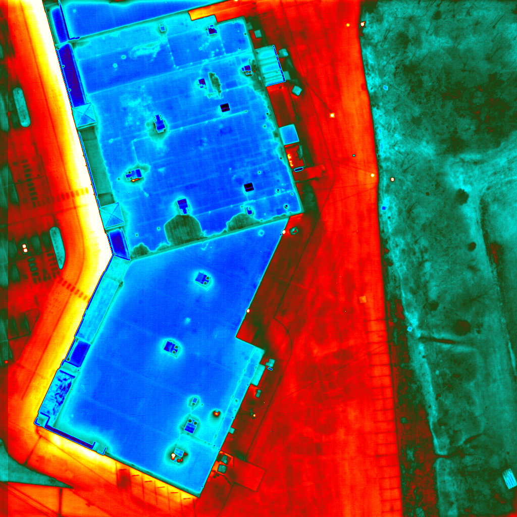 aerial infrared scan